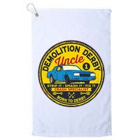 Demolition Derby Uncle Race Team Strip Smash Fix Golf Towel