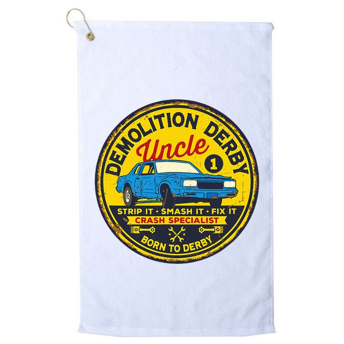 Demolition Derby Uncle Race Team Strip Smash Fix Golf Towel