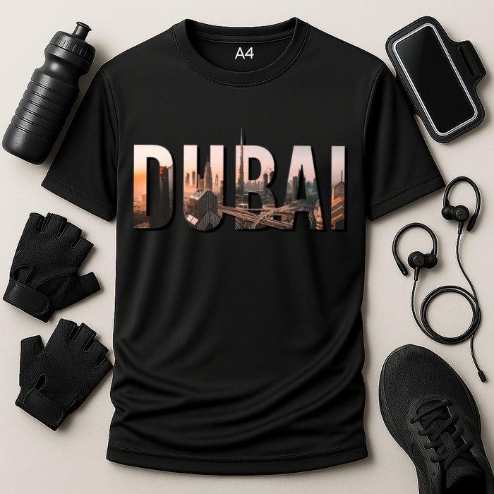 DUBAI Cooling Performance Crew T-Shirt