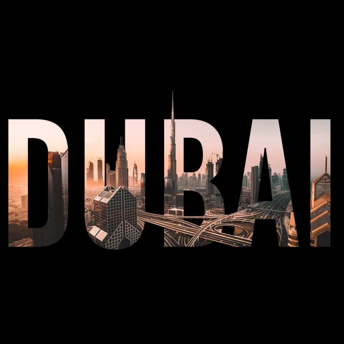 DUBAI Drawstring Bag