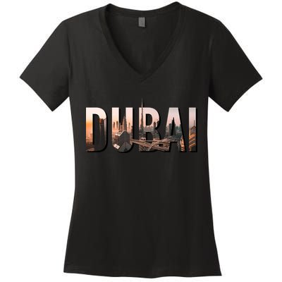 DUBAI Women's V-Neck T-Shirt