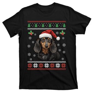 Dachshund Dog Ugly Christmas Sweater Xmas For Lovers T-Shirt