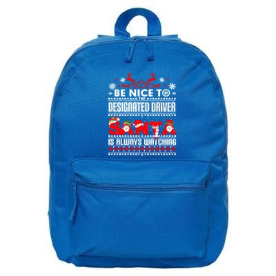 Designated Driver Ugly Christmas Gift Sober Drivers Gift 16 in Basic Backpack