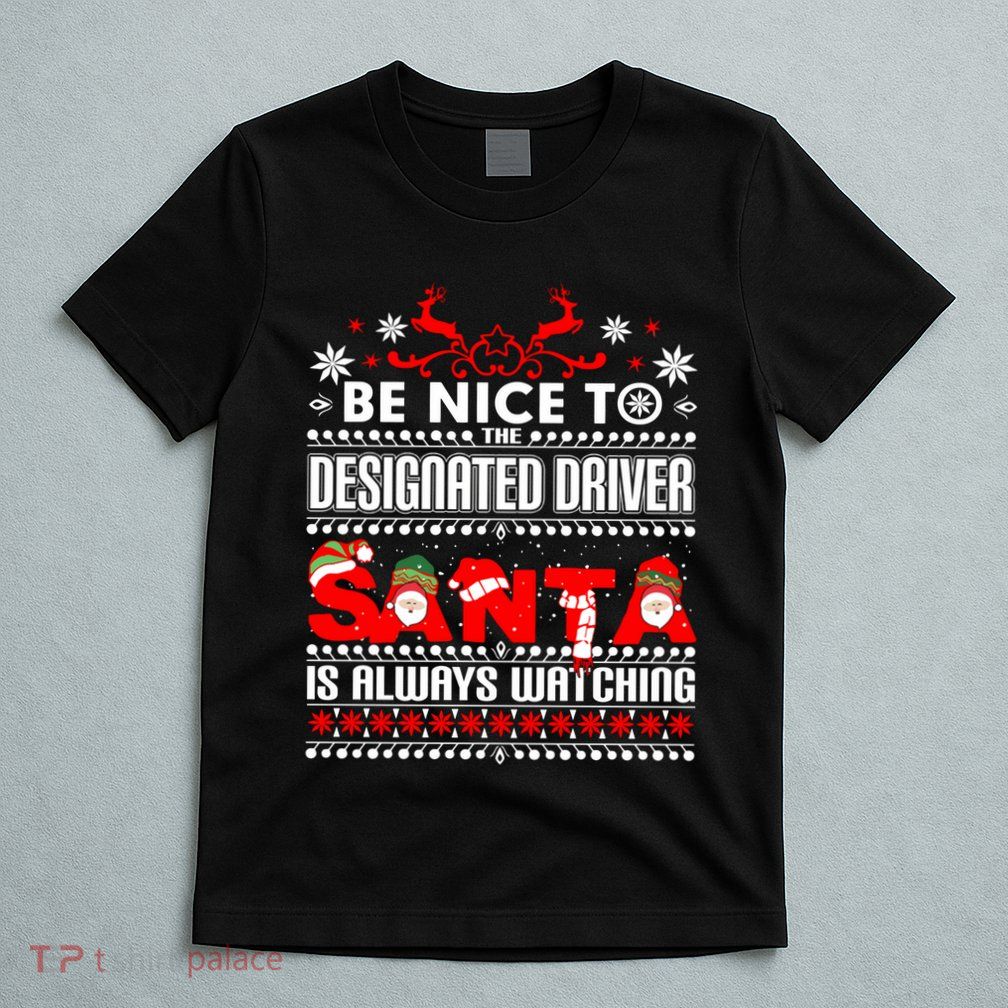 Designated Driver Ugly Christmas Sweater Gift Sober Drivers T-Shirt