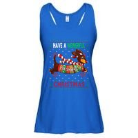 Dachshund Dog Ugly Christmas Gift Doxie Lover S Gift Meaningful Gift Ladies Essential Flowy Tank