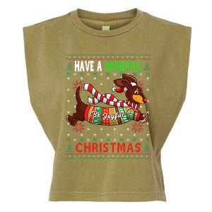 Dachshund Dog Ugly Christmas Gift Doxie Lover S Gift Meaningful Gift Garment-Dyed Women's Muscle Tee