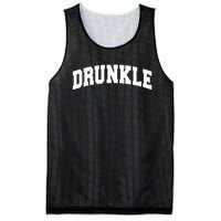 Drunkle Drunk Uncle  Gift Funny Father's Day  Mesh Reversible Basketball Jersey Tank