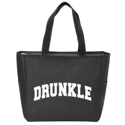 Drunkle Drunk Uncle  Gift Funny Father's Day  Zip Tote Bag