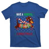 Dachshund Dog Ugly Christmas Gift Doxie Lover S Gift Cool Gift T-Shirt