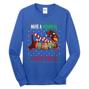 Dachshund Dog Ugly Christmas Gift Doxie Lover S Gift Cool Gift Tall Long Sleeve T-Shirt