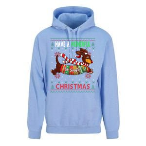 Dachshund Dog Ugly Christmas Gift Doxie Lover S Gift Cool Gift Unisex Surf Hoodie