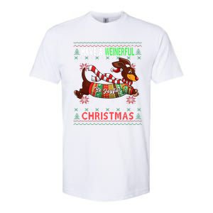 Dachshund Dog Ugly Christmas Gift Doxie Lover S Gift Cool Gift Softstyle CVC T-Shirt