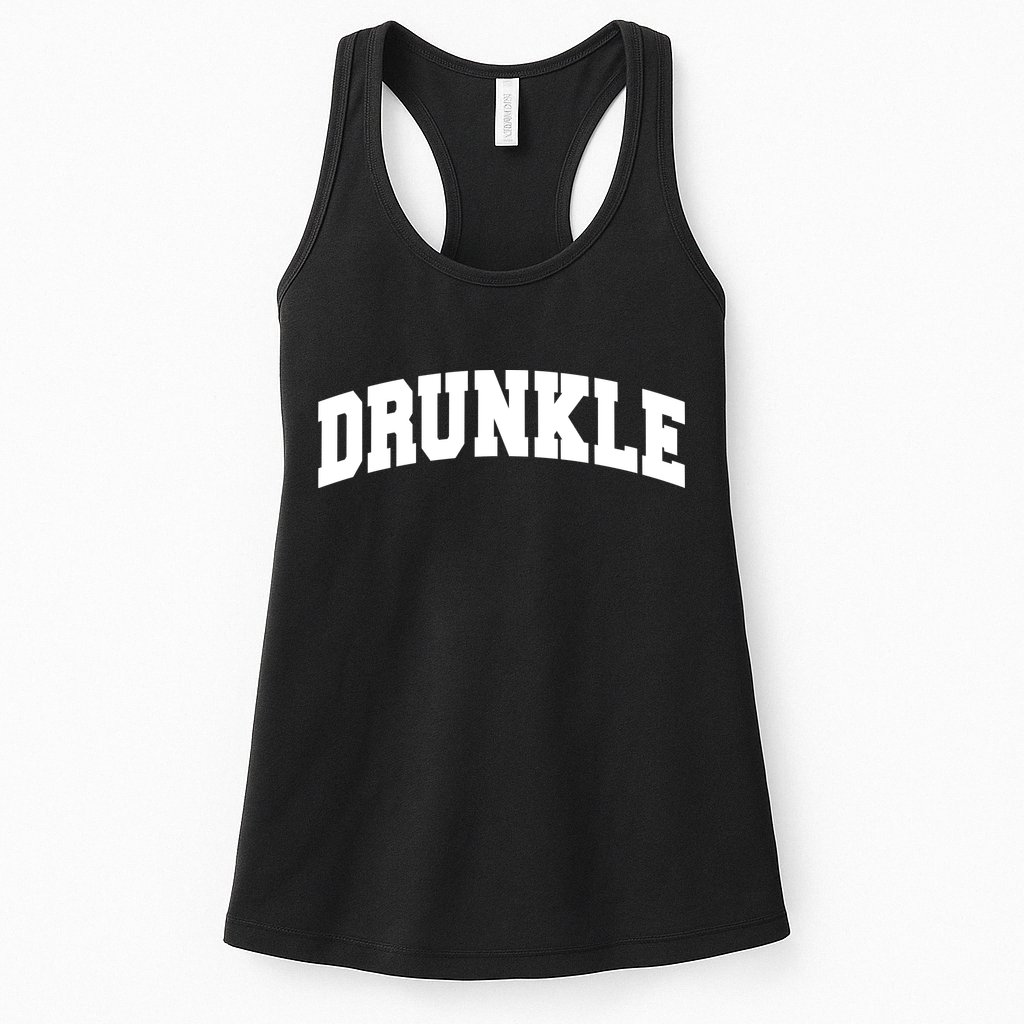 Drunkle Drunk Uncle Gift Funny FatherS Day Womens Tank Top