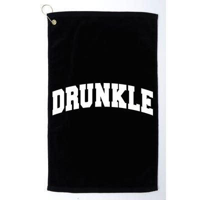 Drunkle Drunk Uncle Gift Funny FatherS Day Golf Towel