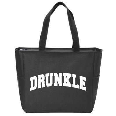 Drunkle Drunk Uncle Gift Funny FatherS Day Zip Tote Bag