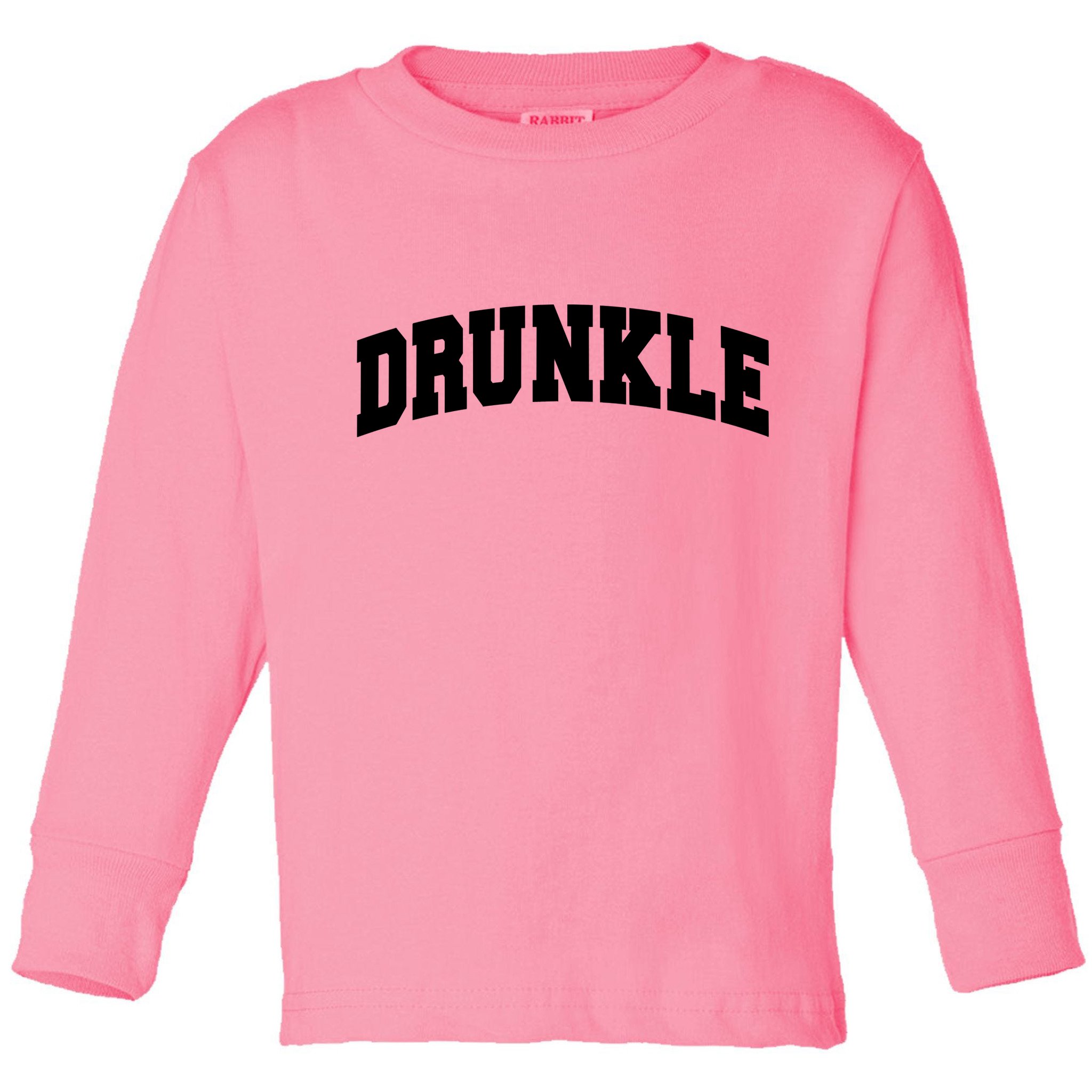 Drunkle Drunk Uncle Gift Funny FatherS Day Toddler Long Sleeve Shirt