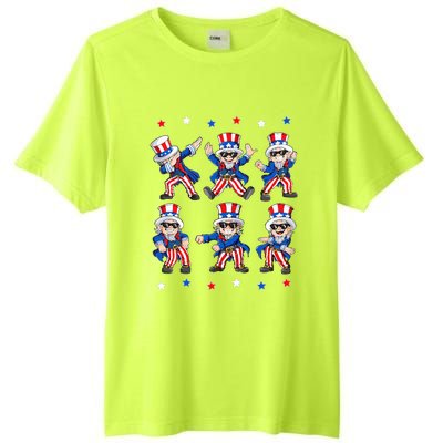 Dancing Dabbing Uncle Sam 4th Of July Kids Dance Tall Fusion ChromaSoft Performance T-Shirt