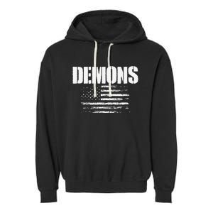 Durango Demons Usa Flag Pride Garment-Dyed Fleece Hoodie