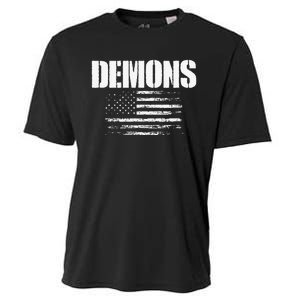 Durango Demons Usa Flag Pride Cooling Performance Crew T-Shirt