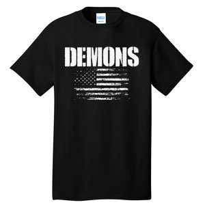 Durango Demons Usa Flag Pride Tall T-Shirt