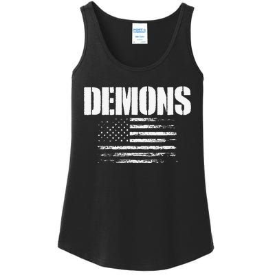 Durango Demons Usa Flag Pride Ladies Essential Tank