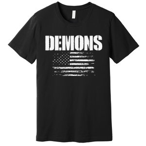 Durango Demons Usa Flag Pride Premium T-Shirt