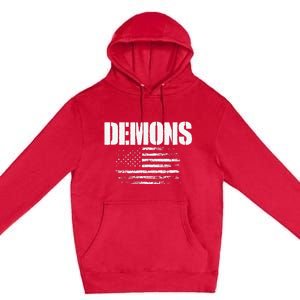 Durango Demons Usa Flag Pride Premium Pullover Hoodie