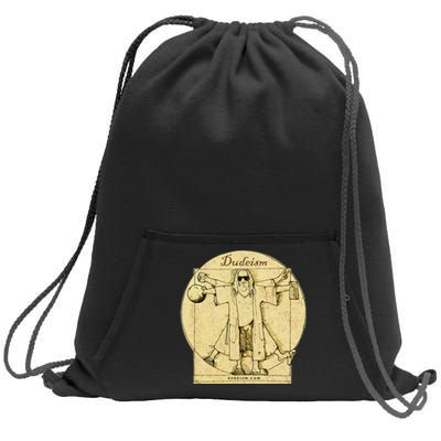 Dudeism Sweatshirt Cinch Pack Bag