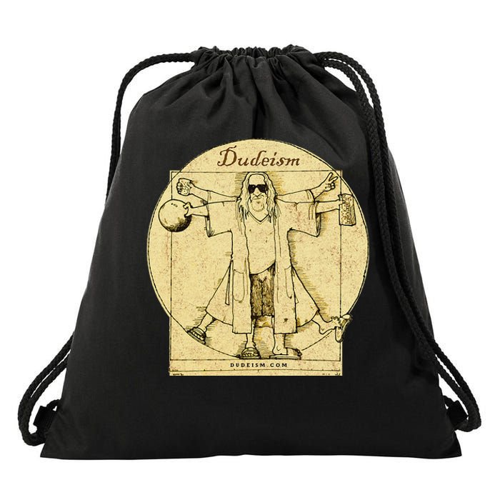 Dudeism Drawstring Bag