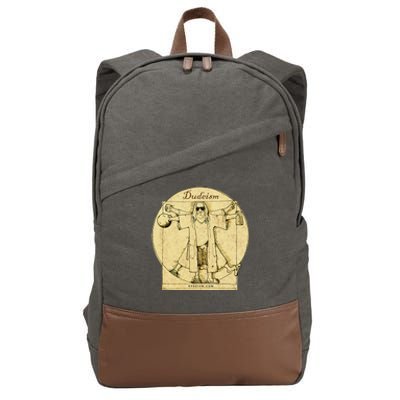 Dudeism Cotton Canvas Backpack