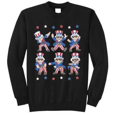 Dancing Dabbing Uncle Sam 4th Of July Dance Sweatshirt