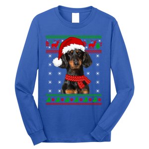 Dachshund Dog Ugly Sweater Christmas Puppy Dog Lover Great Gift Long Sleeve Shirt