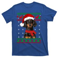 Dachshund Dog Ugly Sweater Christmas Puppy Dog Lover Great Gift T-Shirt