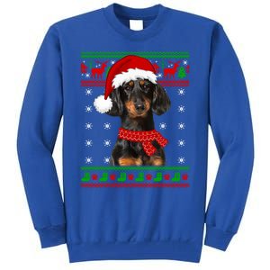 Dachshund Dog Ugly Sweater Christmas Puppy Dog Lover Great Gift Tall Sweatshirt