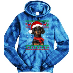 Dachshund Dog Ugly Sweater Christmas Puppy Dog Lover Great Gift Tie Dye Hoodie