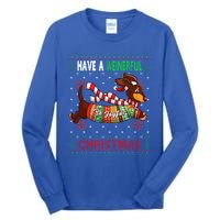 Dachshund Dog Ugly Christmas Gift Doxie Lover S Gift Tall Long Sleeve T-Shirt