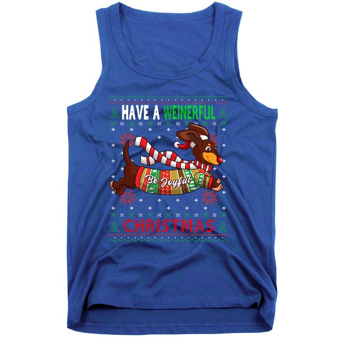 Dachshund Dog Ugly Christmas Gift Doxie Lover S Gift Tank Top