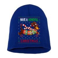 Dachshund Dog Ugly Christmas Gift Doxie Lover S Gift Short Acrylic Beanie