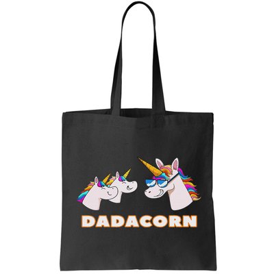 Dadacorn Daddy Unicorn 2 Children Father's Day Dad Bag