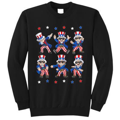 Dancing Dabbing Uncle Sam 4th of July Dance Sweatshirt