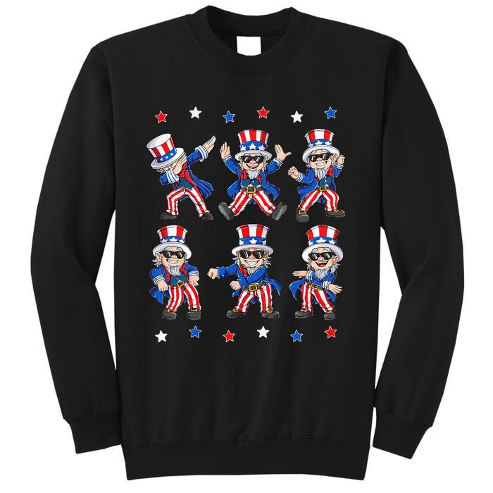 Dancing Dabbing Uncle Sam 4th of July Dance Sweatshirt