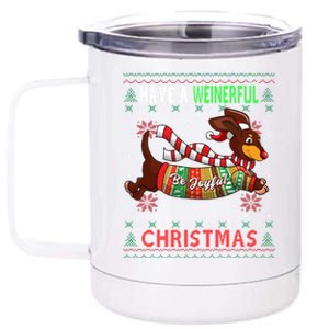 Dachshund Dog Ugly Christmas Funny Gift Doxie Lover S Gift Meaningful Gift 12 oz Stainless Steel Tumbler Cup