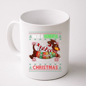 Dachshund Dog Ugly Christmas Funny Gift Doxie Lover S Gift Meaningful Gift Coffee Mug