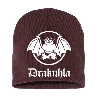 Drakuhla Dracula Vampire Cow Cute Short Acrylic Beanie