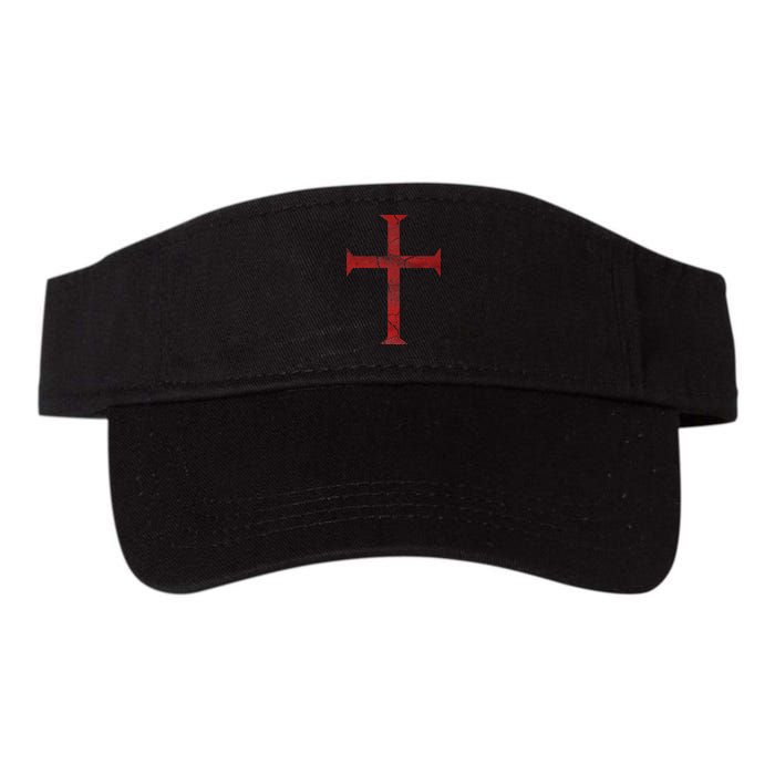 Distressed Deus Vult Knights Templar Cross Crusader Visor