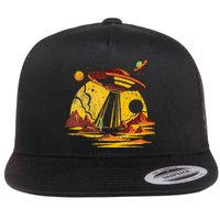 Desert Dwellers Vintage Flat Bill Trucker Hat