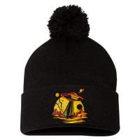 Desert Dwellers Vintage Pom Pom 12in Knit Beanie