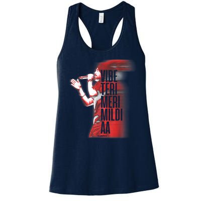 Diljit Dosanjh | Vibe Teri Meri Mildi Aa | Desi Apparel Women's Racerback Tank