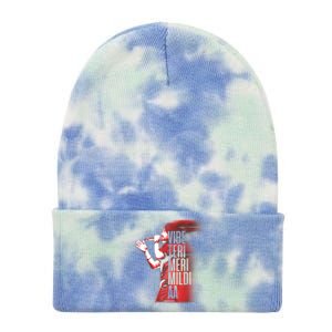 Diljit Dosanjh | Vibe Teri Meri Mildi Aa | Desi Apparel Tie Dye 12in Knit Beanie