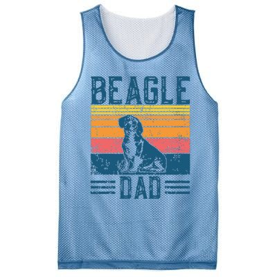 Dog Dad Vintage Beagle Dad Mesh Reversible Basketball Jersey Tank